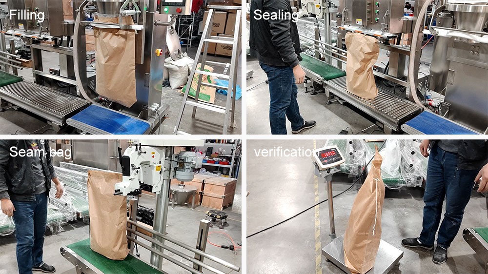 Working process of powder packaging machine production line Working process of powder packaging machine production line