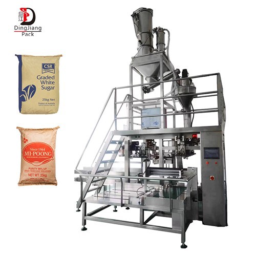 Peiriant Pecynnu Bwydo Bag Powdwr 25kg Awtomatig