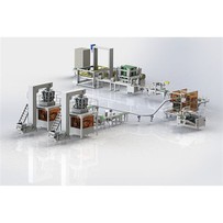 Llinell Pecynnu a Phaledu Bagiau Premade